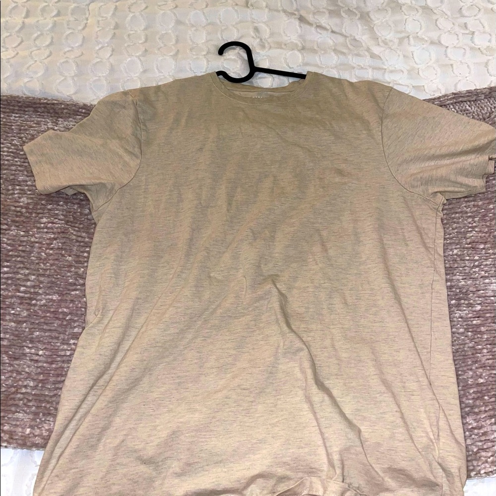 Tan t shirt